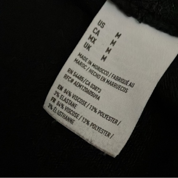 Aerie Long Cocoon Loungewear Cardigan, fringe , soft stretchy bouncy, S/M - Picture 7 of 7